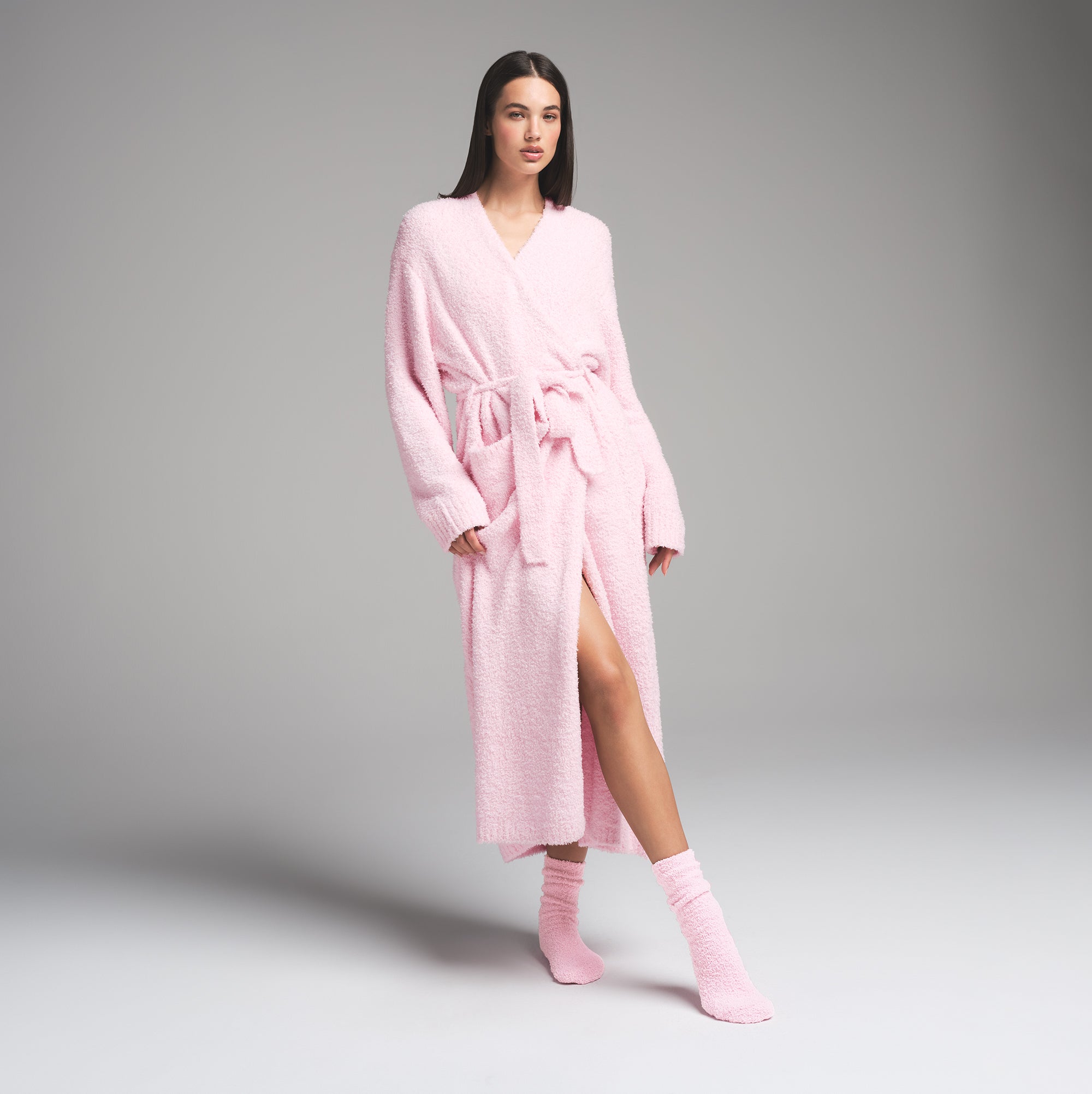 SKIMS COZY KNIT SOCK | CHERRY BLOSSOM - ÇORAP
