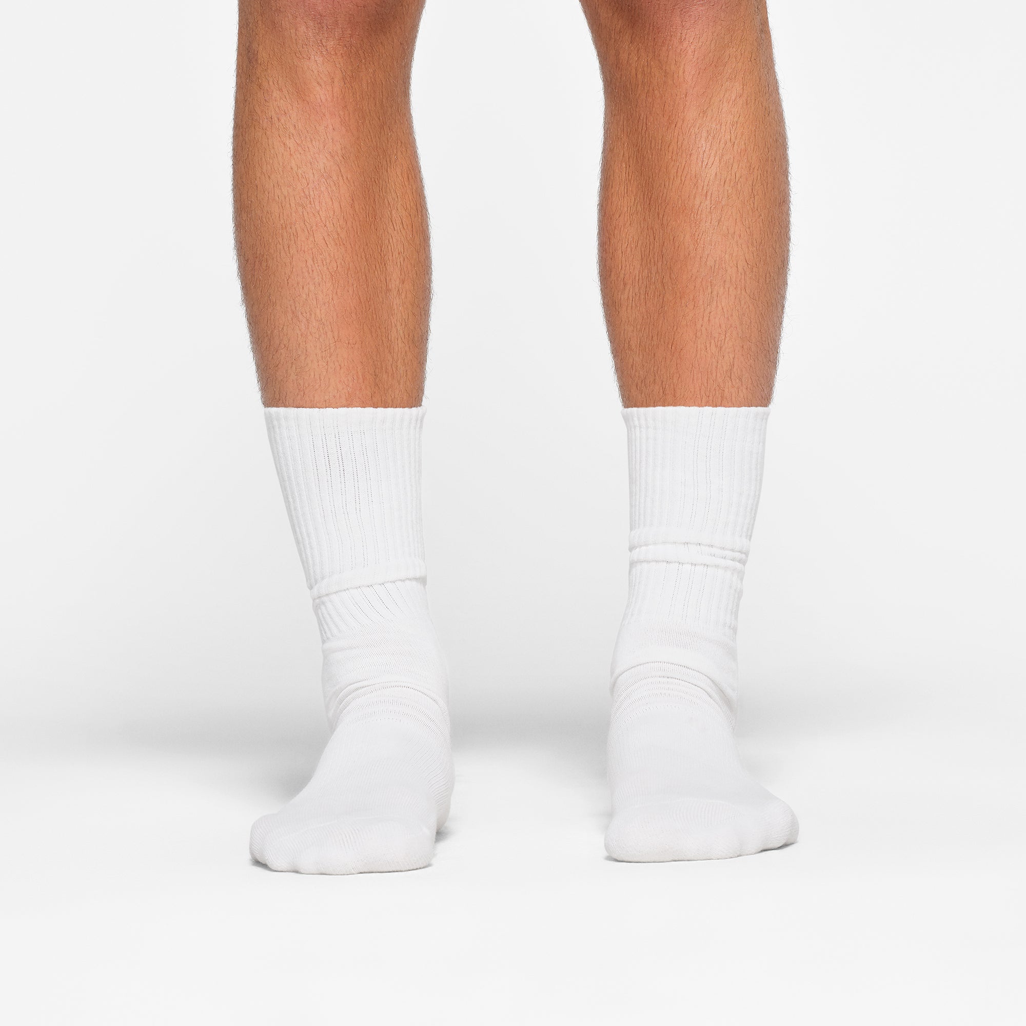 SKIMS MENS TUBE CREW SOCK 3-PACK | CHALK - ÇORAP