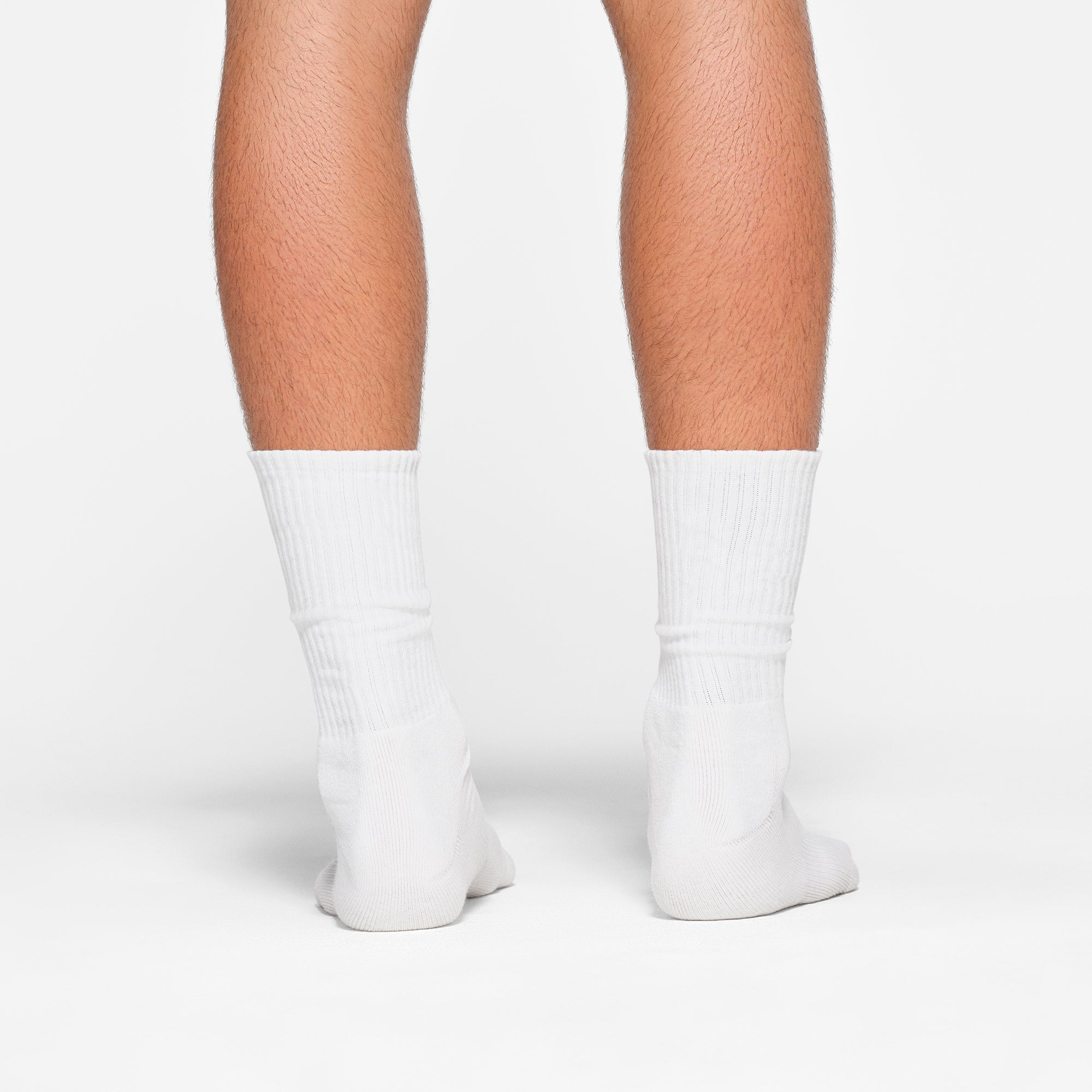 SKIMS MENS TUBE CREW SOCK 3-PACK | CHALK - ÇORAP