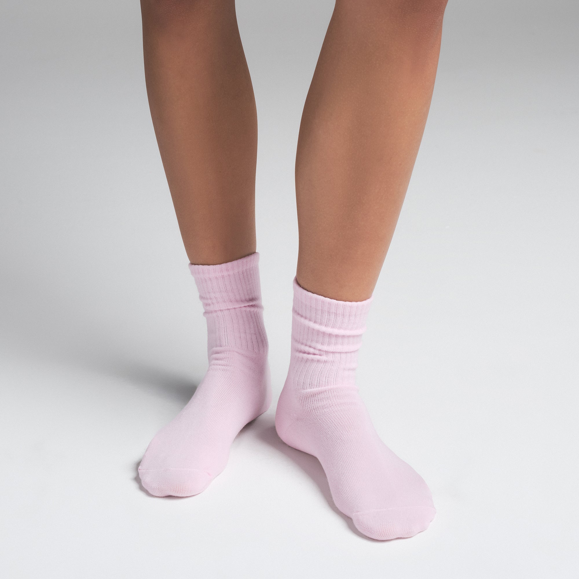 SKIMS RIBBED CREW SOCK 3-PACK | BUTTER MULTI - ÇORAP