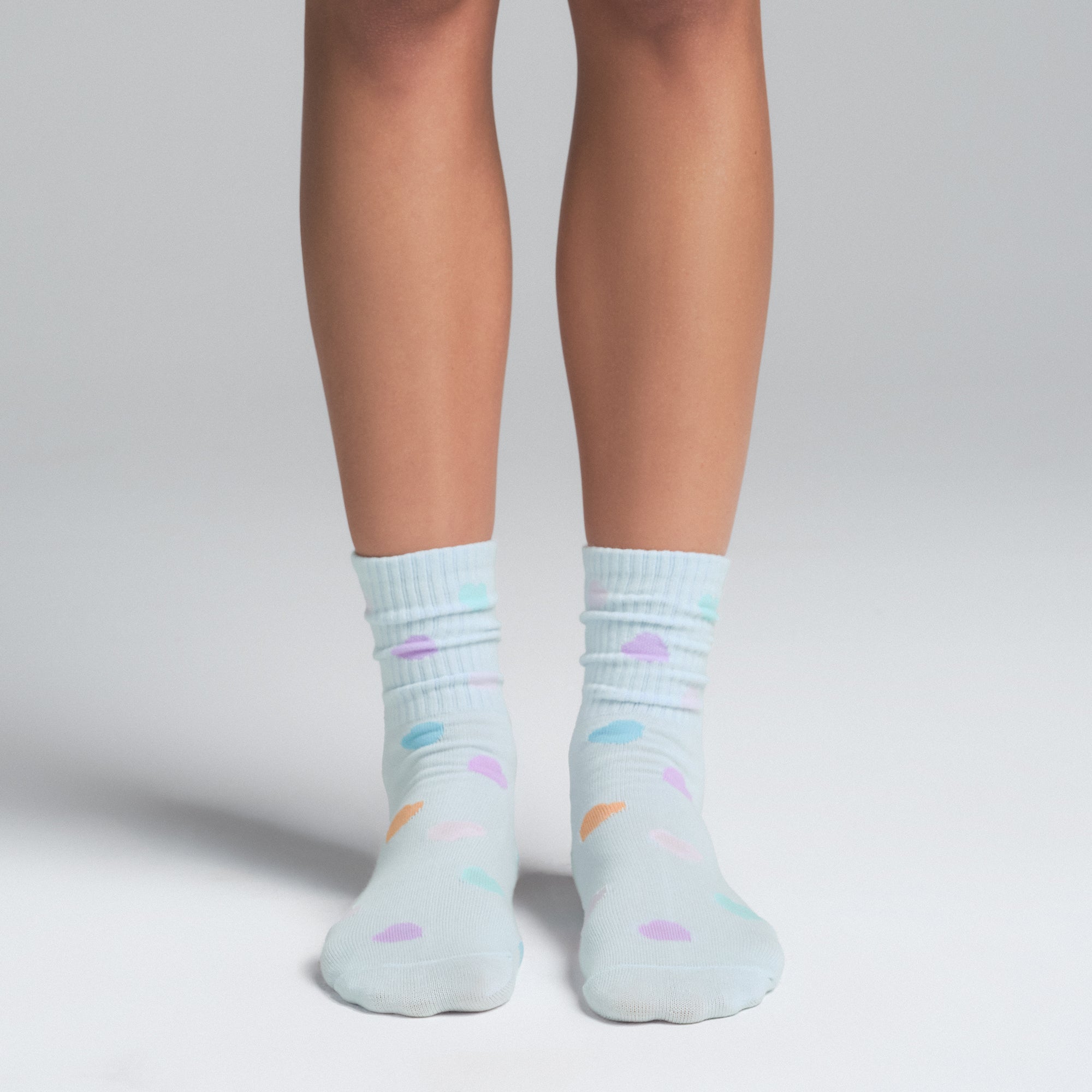 SKIMS RIBBED CREW SOCK 3-PACK | BUTTER MULTI - ÇORAP