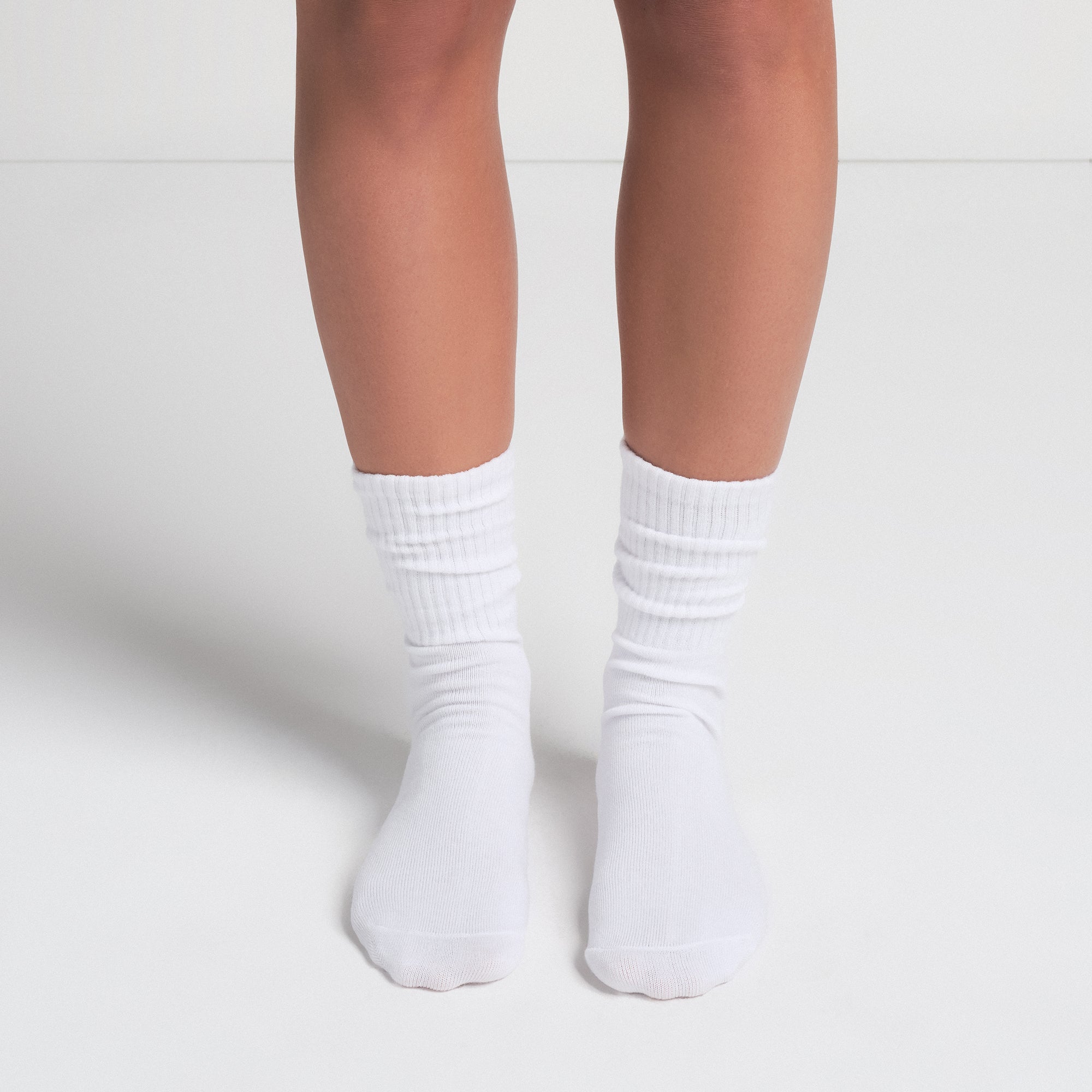 SKIMS RIBBED CREW SOCK 3-PACK | RUBY HEART MULTI - ÇORAP