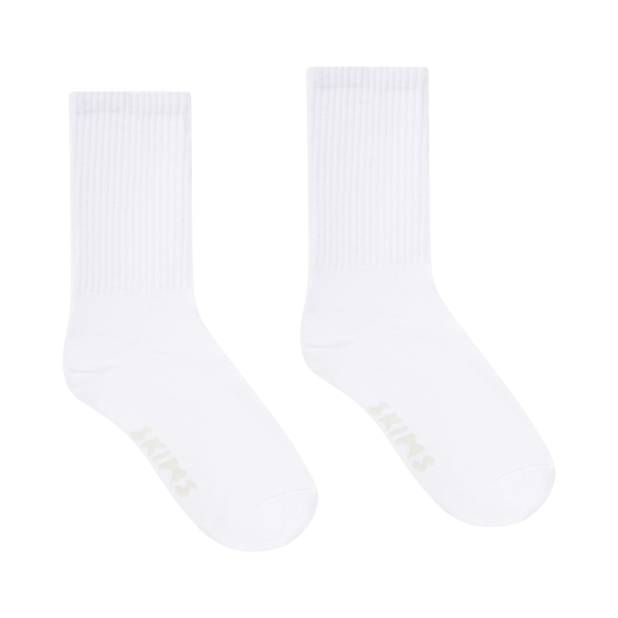 SKIMS RIBBED CREW SOCK | SNOW - ÇORAP