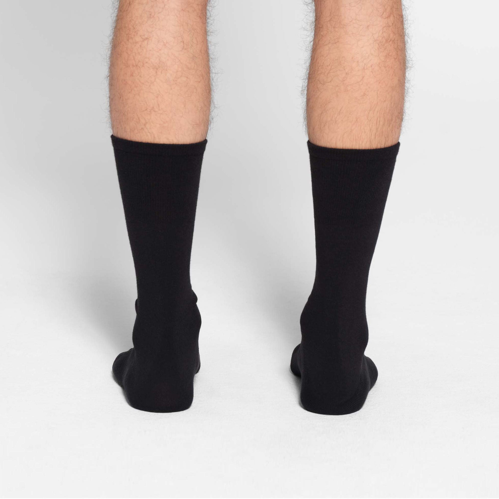 SKIMS MENS DAY SOCK 3-PACK | OBSIDIAN - ÇORAP