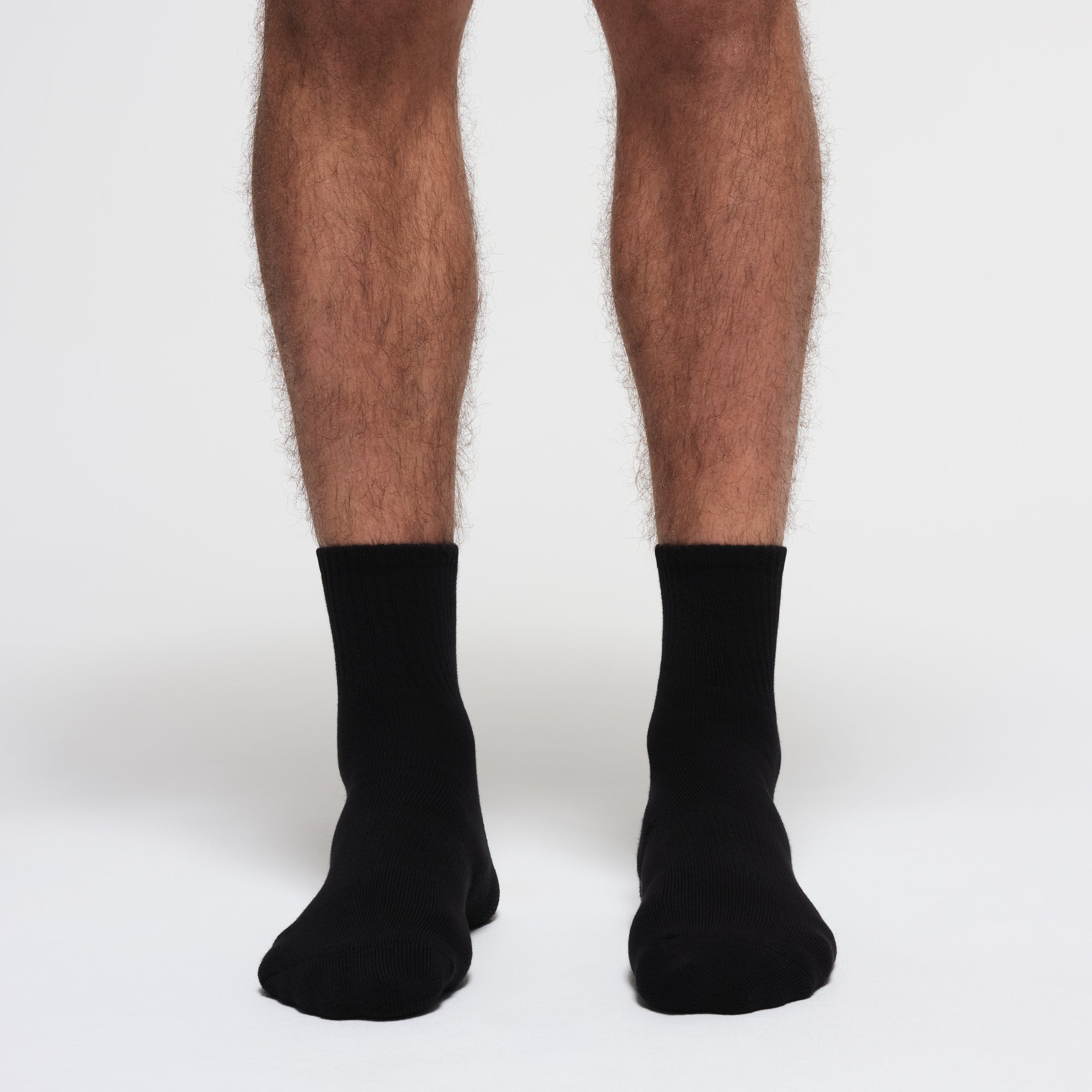 SKIMS MENS QUARTER CREW SOCK 3-PACK | ONYX - ÇORAP