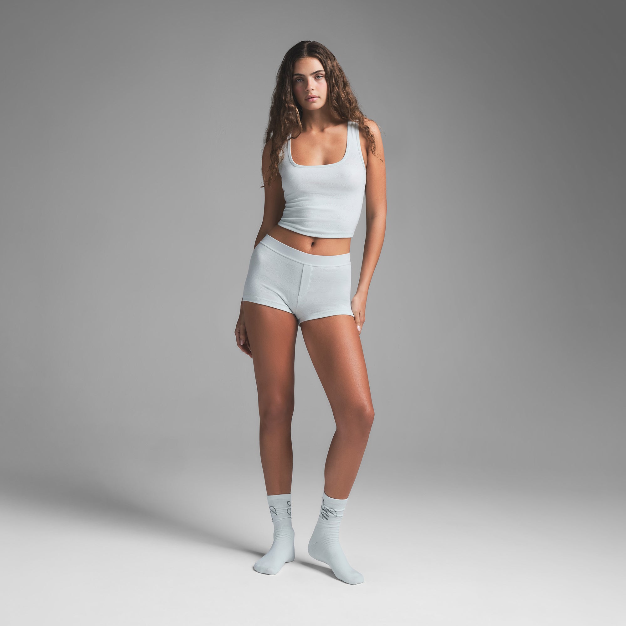 SKIMS HOLIDAY SOCK 2-PACK | MARBLE AND FROST - ÇORAP
