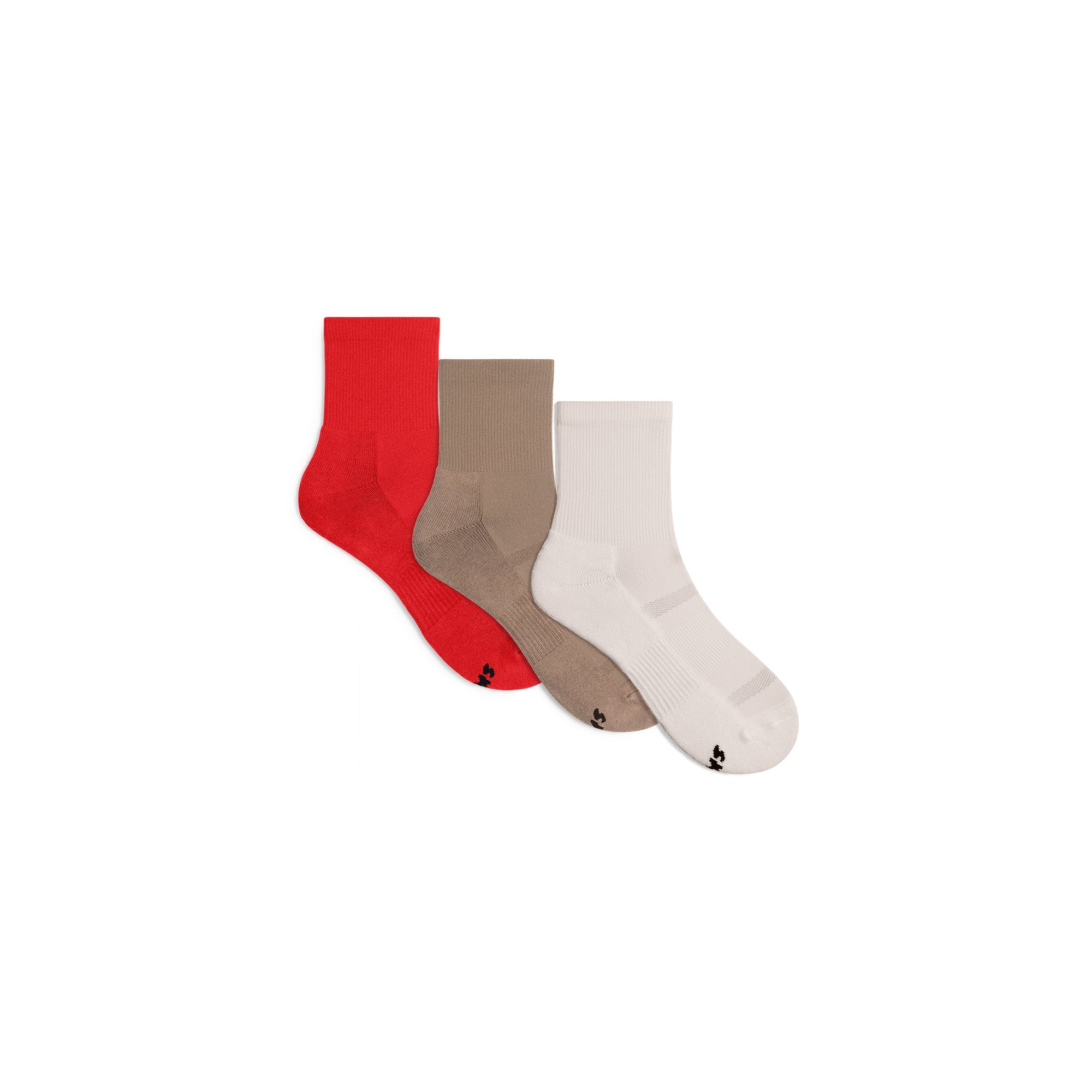 SKIMS COMFORT QUARTER SOCK 3-PACK | SPORT STONE MULTI - ÇORAP
