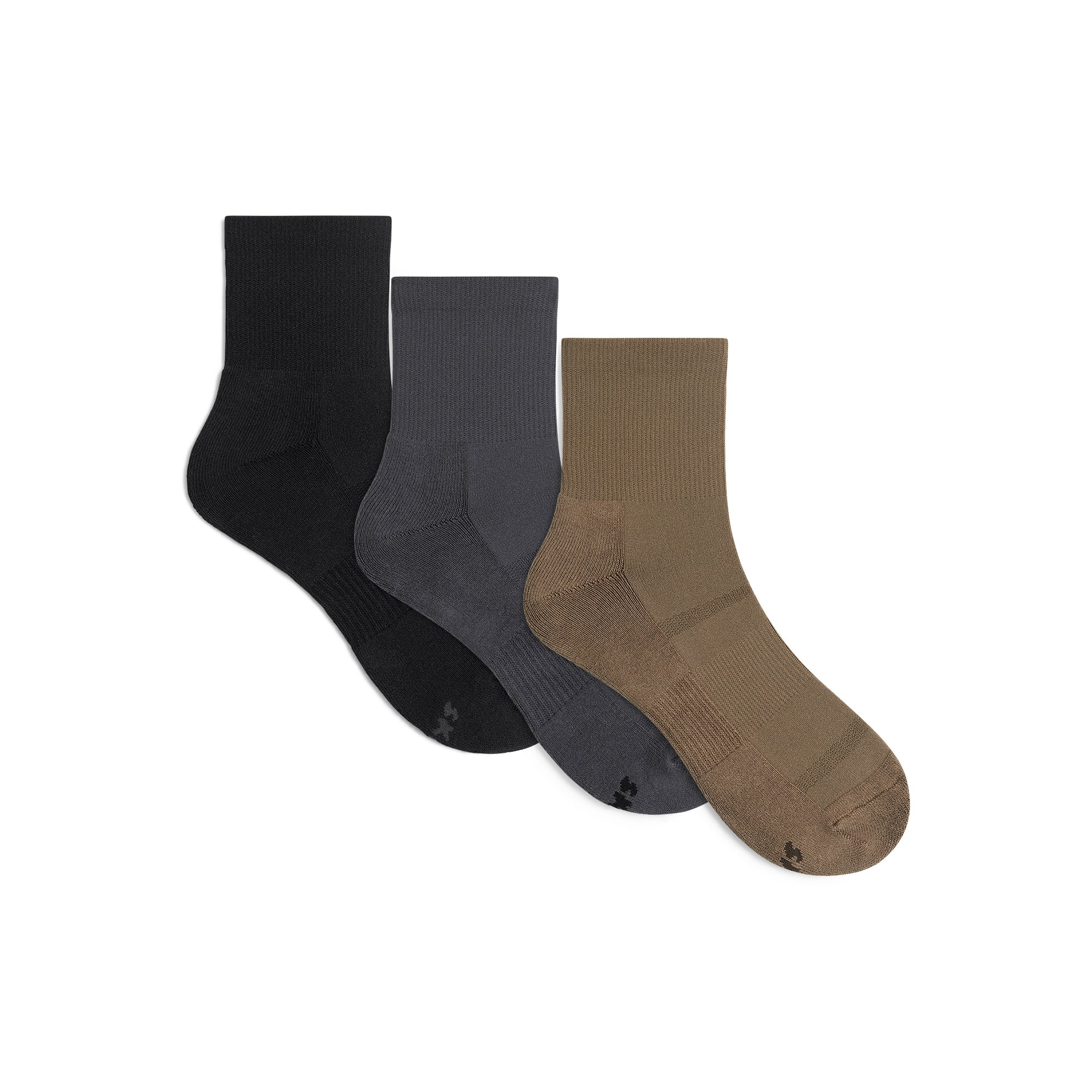 SKIMS COMFORT QUARTER SOCK 3-PACK | RAVEN MULTI - ÇORAP