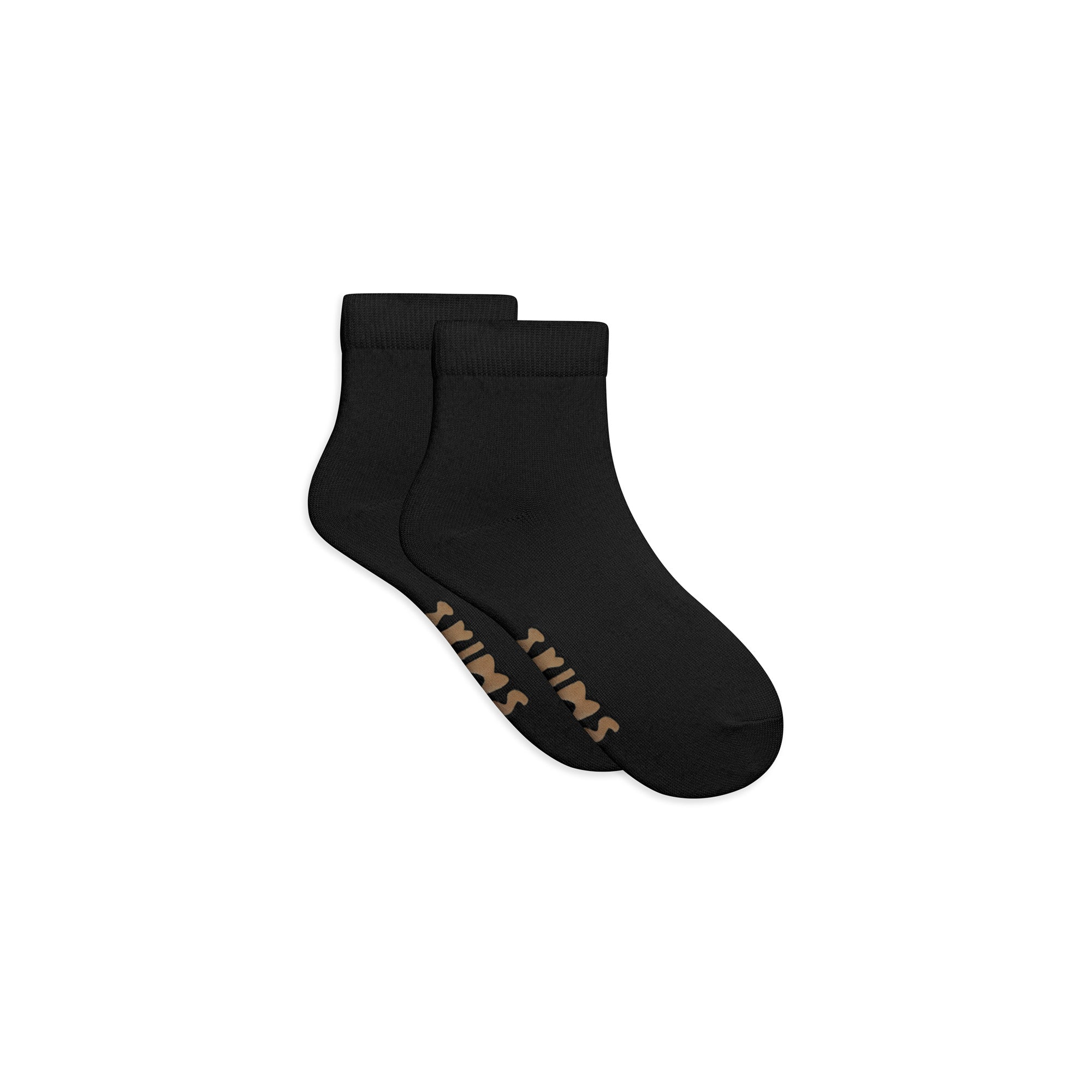 SKIMS EVERYDAY QUARTER CREW SOCK | ONYX - ÇORAP