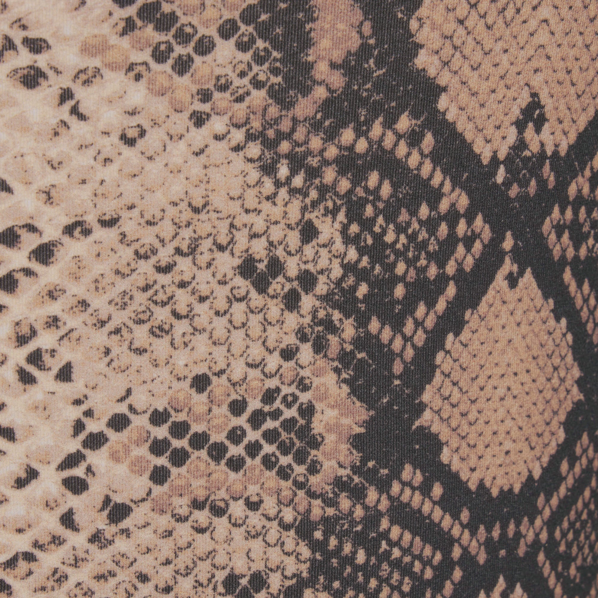 SKIMS FITS EVERYBODY SCOOP BRALETTE | CLAY SNAKESKIN PRINT - SÜTYEN