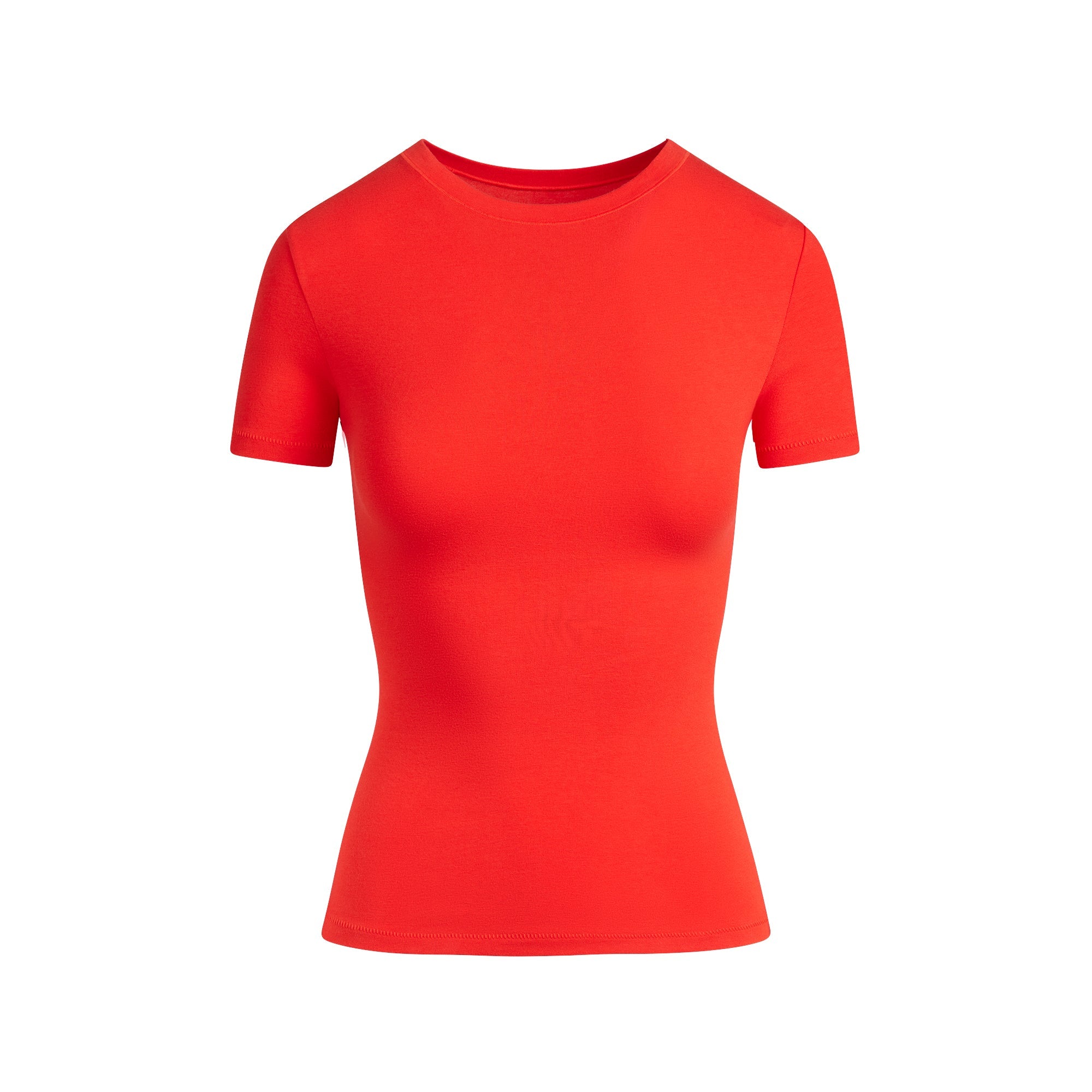 SKIMS COTTON JERSEY T-SHIRT | RUBY - TİŞÖRT