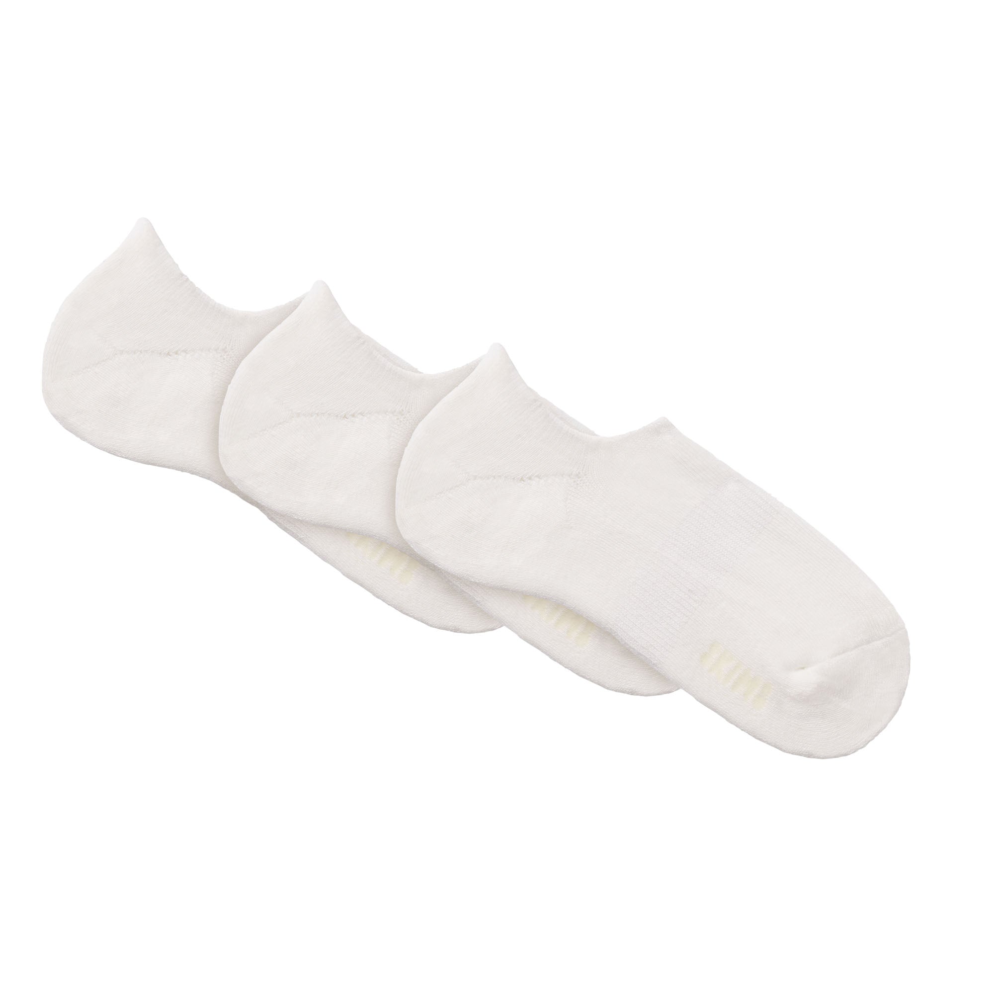 SKIMS MENS NO SHOW SOCK 3-PACK | CHALK - ÇORAP