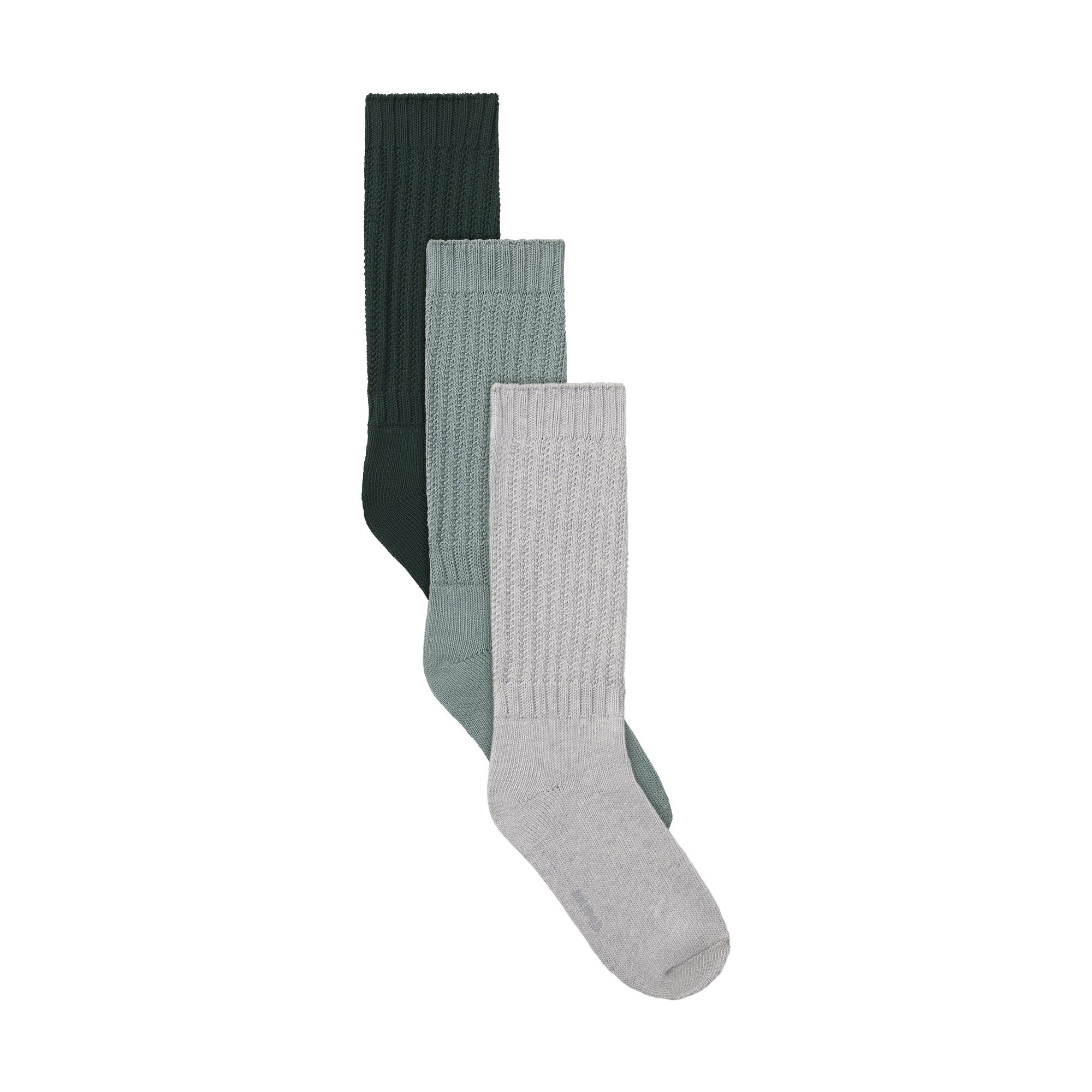 SKIMS SLOUCH SOCK 3-PACK | VAPOR SPRUCE - ÇORAP
