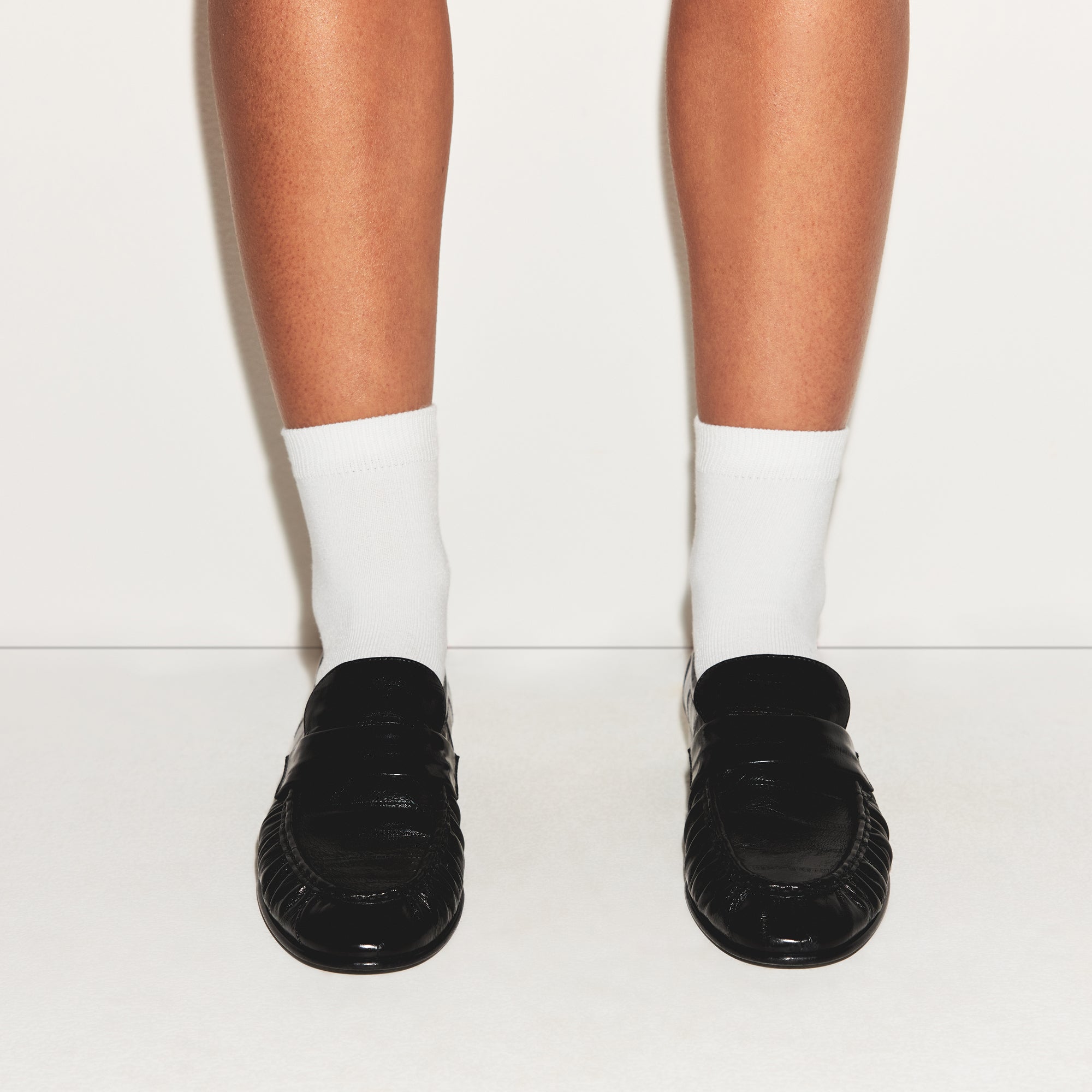 SKIMS EVERYDAY QUARTER CREW SOCK | MARBLE - ÇORAP