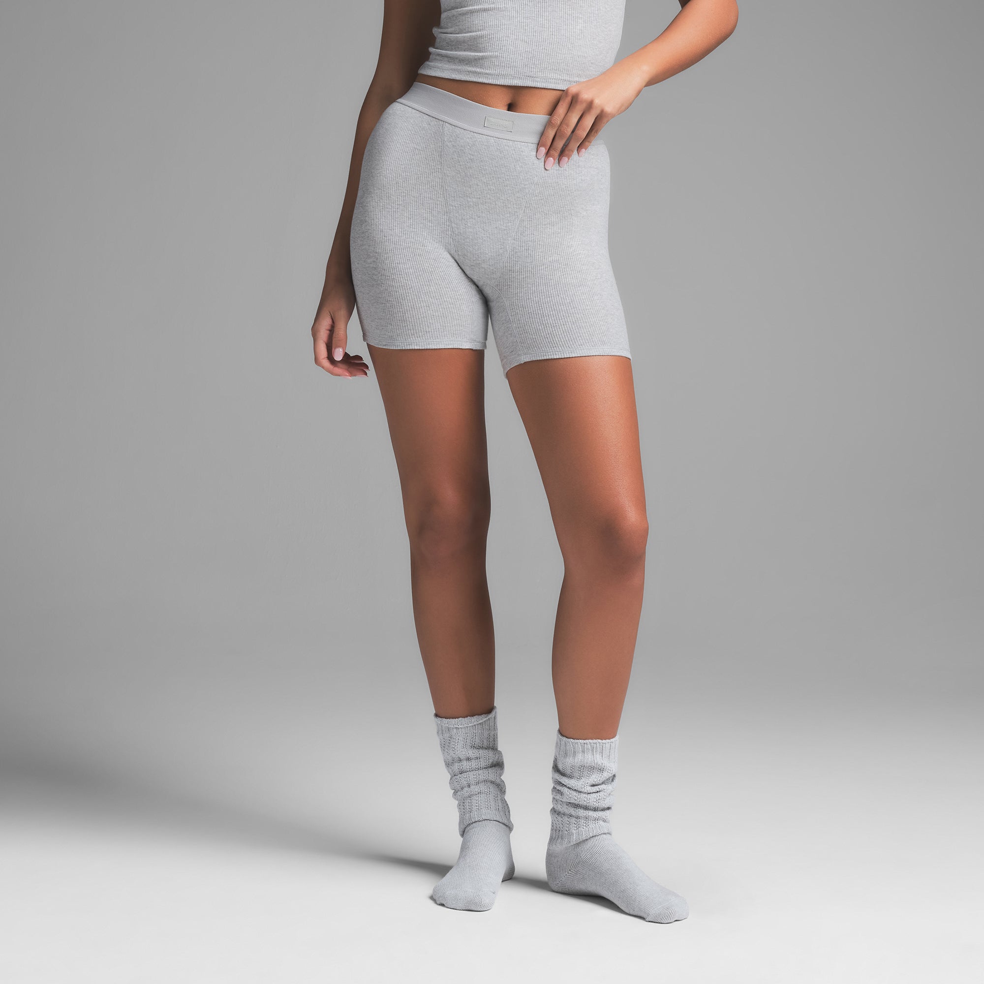 SKIMS SLOUCH SOCK 3-PACK | VAPOR SPRUCE - ÇORAP